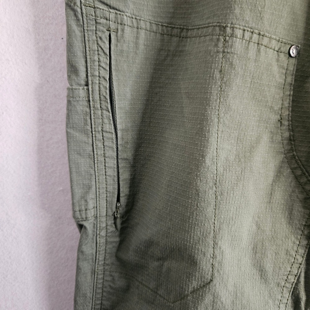 Dovetail Workwear Britt Utility Pants Green Ripstop Double Knee Cargo 37x33 - Picture 4 of 10